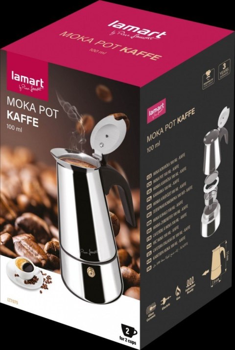 Kawiarka włoskie espresso LT7075 100ml, MOKA KAFFE Kawiarka włoskie espresso LT7075 100ml, MOKA KAFFE