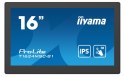 Monitor 15.6 cali T1624MSC-B1 IPS,poj.10pkt.450cd,24/7,media player,6H