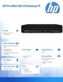Komputer Pro Mini 260 G9 i5-1335U 256GB/8GB/W11P B6ZA7ET