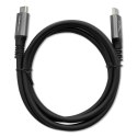 Kabel USB4 Ultra-Fast | USB-C PD 240W | Thunderbolt 3/4 | 4K | 40Gb/s | 1m | Czarny