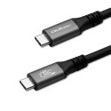 Kabel USB4 Ultra-Fast | USB-C PD 240W | Thunderbolt 3/4 | 4K | 40Gb/s | 1m | Czarny