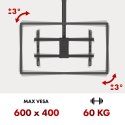 Uchwyt sufitowy dla TV max 60kg, MC-112B vesa 600x400