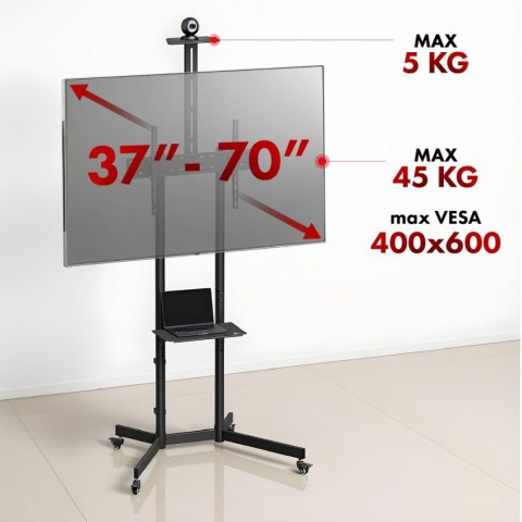 Wózek do TV max 45 kg, MC-113 B Wózek do TV max 45 kg, MC-113 B