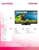 Telewizor LED 50 cali 50UV3F63DG