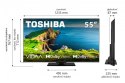 Telewizor LED 55 cali 55UV3F63DG