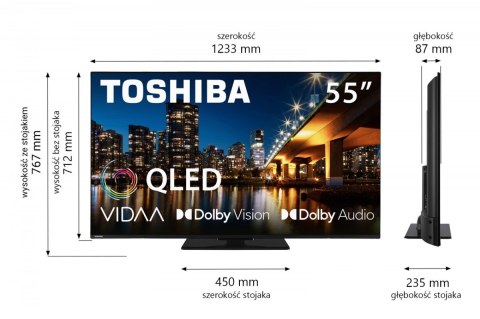 Telewizor QLED 55 cali 55QV3463DG Telewizor QLED 55 cali 55QV3463DG