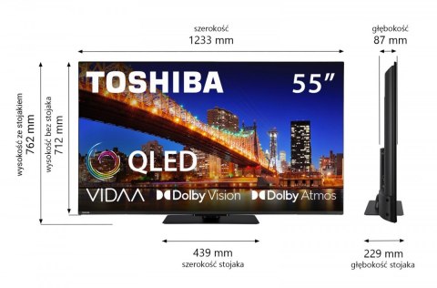 Telewizor QLED 55 cali 55QV3F63DG Telewizor QLED 55 cali 55QV3F63DG
