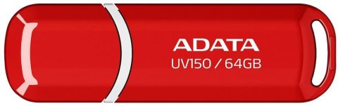 Adata Pendrive UV150 64GB USB3.2 Czerwony Adata Pendrive UV150 64GB USB3.2 Czerwony