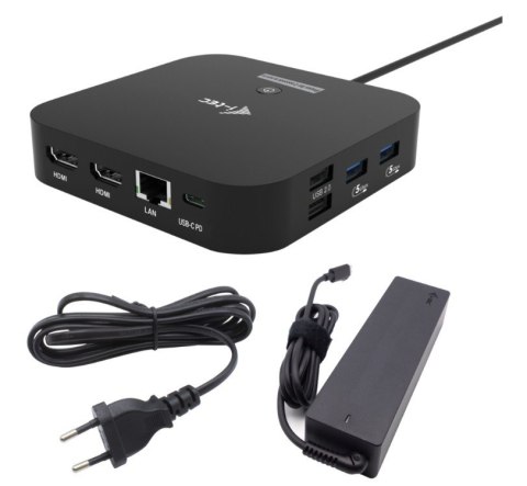 Stacja dokująca USB-C 2x HDMI Dock PD + Ładowarka 100W Stacja dokująca USB-C 2x HDMI Dock PD + Ładowarka 100W