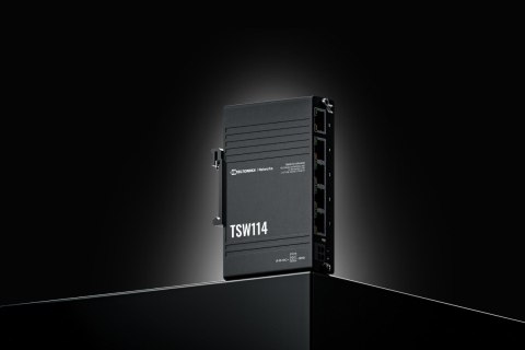 Teltonika TSW114 switch przemysłowy 5xGE (TSW114000000) DIN Teltonika TSW114 switch przemysłowy 5xGE (TSW114000000) DIN