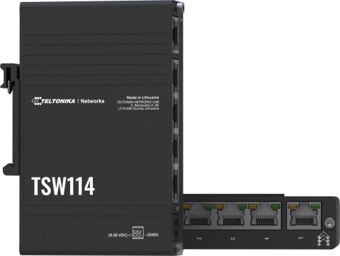 Teltonika TSW114 switch przemysłowy 5xGE (TSW114000000) DIN Teltonika TSW114 switch przemysłowy 5xGE (TSW114000000) DIN