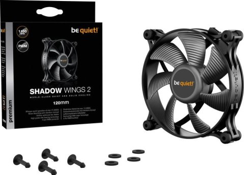 Wentylator be quiet! Shadow Wings 2 PWM 120mm Wentylator be quiet! Shadow Wings 2 PWM 120mm