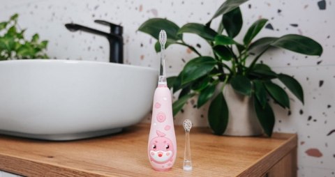 Szczoteczka soniczna Baby KIDO SMILE 1-5 lat różowa ZK3010 Szczoteczka soniczna Baby KIDO SMILE 1-5 lat różowa ZK3010