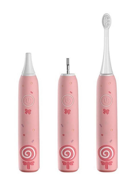 Szczoteczka soniczna Kids KIDO SMILE 5-9 lat różowa ZK6010 Szczoteczka soniczna Kids KIDO SMILE 5-9 lat różowa ZK6010