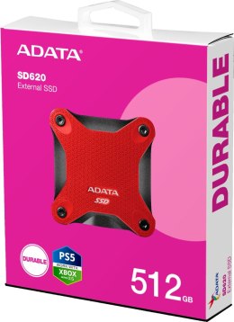 Dysk SSD Adata SD620 512GB czerwony