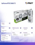 Karta graficzna GeForce RTX 5060 TI WHITE OC 8GB GDDR7 128bit 3DP/HDMI