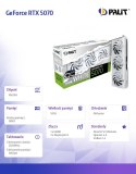 Karta graficzna GeForce RTX 5070 WHITE OC 12GB GDDR7 192bit 3DP/HDMI