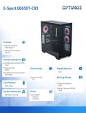 Komputer E-Sport GB550T-CR9 Ryzen 7 5800X/16GB/1TB/RX 9060 XT 16GB/W11H
