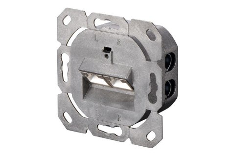 Gniazdo natynkowe kat.5e 2xRJ45 ekranowane Gniazdo natynkowe kat.5e 2xRJ45 ekranowane