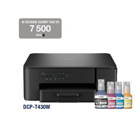 Urządzenie wielofunkcyjne DCP-T430W RTS A4/16ppm/WiFi/LED/6.3kg Urządzenie wielofunkcyjne DCP-T430W RTS A4/16ppm/WiFi/LED/6.3kg