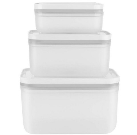 Zestaw 3 plastikowych pojemników Fresh&Save Zestaw 3 plastikowych pojemników Fresh&Save