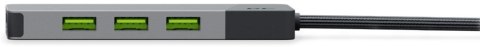 Hub USB 7w1 Green Cell Connect 3x USB-A 3.1 HDMI 4K 60Hz 1x USB-C PD 85W Hub USB 7w1 Green Cell Connect 3x USB-A 3.1 HDMI 4K 60Hz 1x USB-C PD 85W