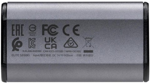 Adata Dysk zewnętrzny SSD SE880 1TB USB3.2A/C Gen2x2 Szary Adata Dysk zewnętrzny SSD SE880 1TB USB3.2A/C Gen2x2 Szary