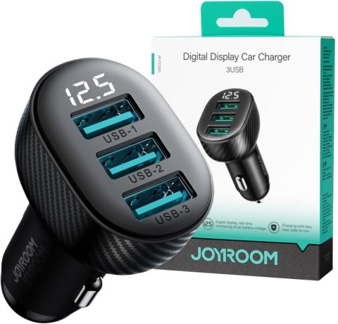 Ładowarka samochodowa Joyroom JR-CCD03 17W 3.4A 3x USB-A Ładowarka samochodowa Joyroom JR-CCD03 17W 3.4A 3x USB-A