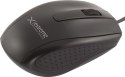 Mysz przewodowa XM110K Bungee USB 1000DPI Czarna