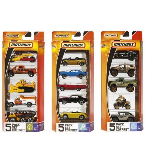 Matchbox Pięciopak pojazdów Matchbox Pięciopak pojazdów