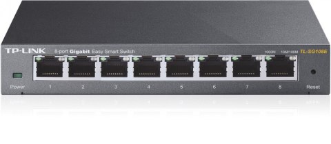 Przełącznik SMART TL-SG108E 8x1GbE Przełącznik SMART TL-SG108E 8x1GbE
