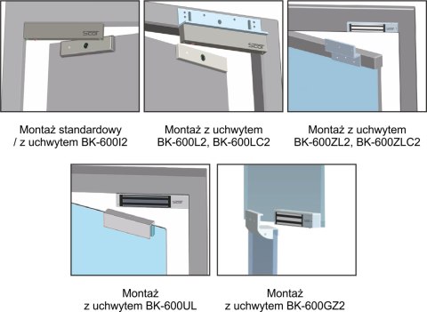 Zwora elektromagnetyczna SCOT EL-600TSL2 Zwora elektromagnetyczna SCOT EL-600TSL2