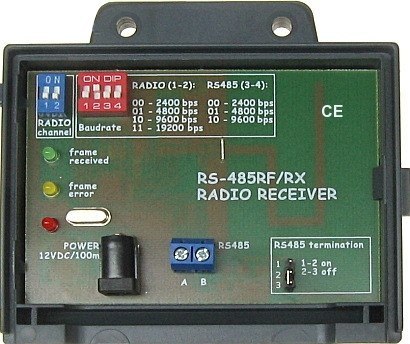 ODBIORNIK RADIOWY RS-485RF/RX ODBIORNIK RADIOWY RS-485RF/RX