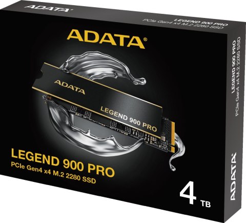 Adata Dysk SSD LEGEND 900 Pro 4TB PCIe 4x4 7.4/6.5 GB/s M2 Adata Dysk SSD LEGEND 900 Pro 4TB PCIe 4x4 7.4/6.5 GB/s M2