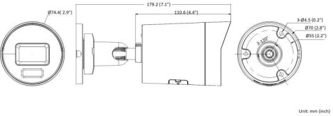 Kamera IP Hikvision DS-2CD2066G2H-IU 2.8mm EF BLACK PL Kamera IP Hikvision DS-2CD2066G2H-IU 2.8mm EF BLACK PL