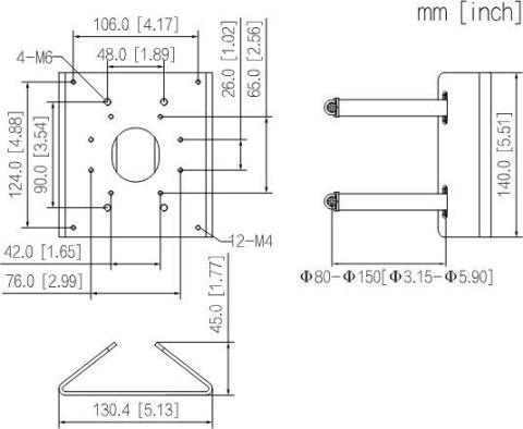 Adapter DAHUA PFA156 Adapter DAHUA PFA156