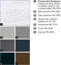 Brama garażowa segmentowa Renomatic/Hormann z napędem Supramatic E i szyną FS10-K - przetłoczenia M Woodgrain. Wymiar 5000x2250m