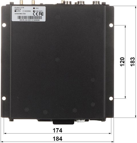 Rejestrator mobilny AHD, PAL, IP PROTECT-218 4 kanały Rejestrator mobilny AHD, PAL, IP PROTECT-218 4 kanały