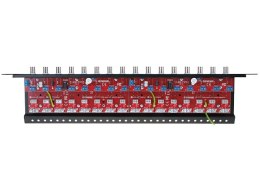 16-kanałowy separator AHD, HD-CVI, HD-TVI z zabezpieczeniem przeciwprzepięciowym i dystrybucją zasilania EWIMAR LHSO-16R-EXT-FPS