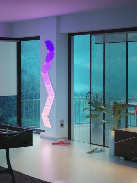 INTELIGENTNE PANELE LED Aurora Nanoleaf Light Panels Smarter Kit WI-FI (Zestaw 9 paneli) INTELIGENTNE PANELE LED Aurora Nanoleaf Light Panels Smarter Kit WI-FI (Zestaw 9 paneli)