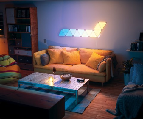 INTELIGENTNE PANELE LED Aurora Nanoleaf Light Panels Smarter Kit WI-FI (Zestaw 9 paneli) INTELIGENTNE PANELE LED Aurora Nanoleaf Light Panels Smarter Kit WI-FI (Zestaw 9 paneli)