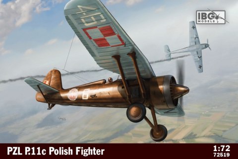 Model plastikowy PZL P.11c Polish Fighter Plane Model plastikowy PZL P.11c Polish Fighter Plane