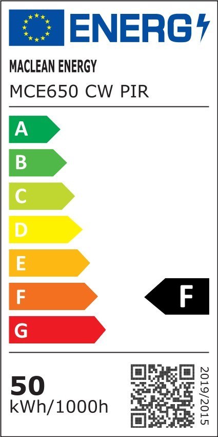 Naświetlacz LED 50W z czujnikiem PIR MCE650CW Naświetlacz LED 50W z czujnikiem PIR MCE650CW