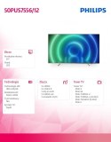 Telewizor 50 cali LED 50PUS7556/12 SMART