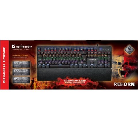 Klawiatura mechaniczna Reborn GK-165DL Klawiatura mechaniczna Reborn GK-165DL