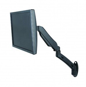 Uchwyt ścienny na sprężynie gazowej do 1 monitora LED/LCD 13-27 cali L-12GW Uchwyt ścienny na sprężynie gazowej do 1 monitora LED/LCD 13-27 cali L-12GW