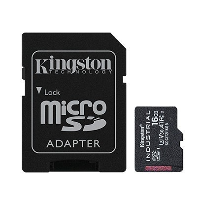 Karta pamięci microSD 16GB CL10 UHS-I Industrial Karta pamięci microSD 16GB CL10 UHS-I Industrial