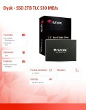 Dysk - SSD 2TB TLC 530 MB/s