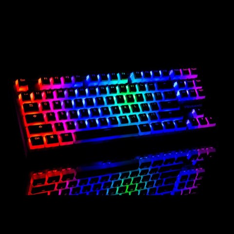 Przewodowa klawiatura mechaniczna RGB PUDDING EDITION czarna Przewodowa klawiatura mechaniczna RGB PUDDING EDITION czarna