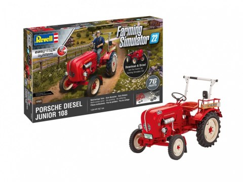 Model plastikowy ciągnik Porsche Junior 108 FSE Easy 1/24 Model plastikowy ciągnik Porsche Junior 108 FSE Easy 1/24